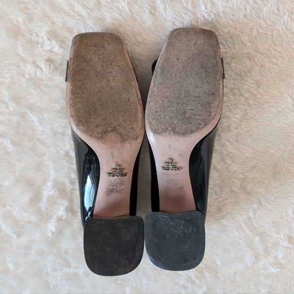 Prada Patent Block Heel - Picture 8 of 12